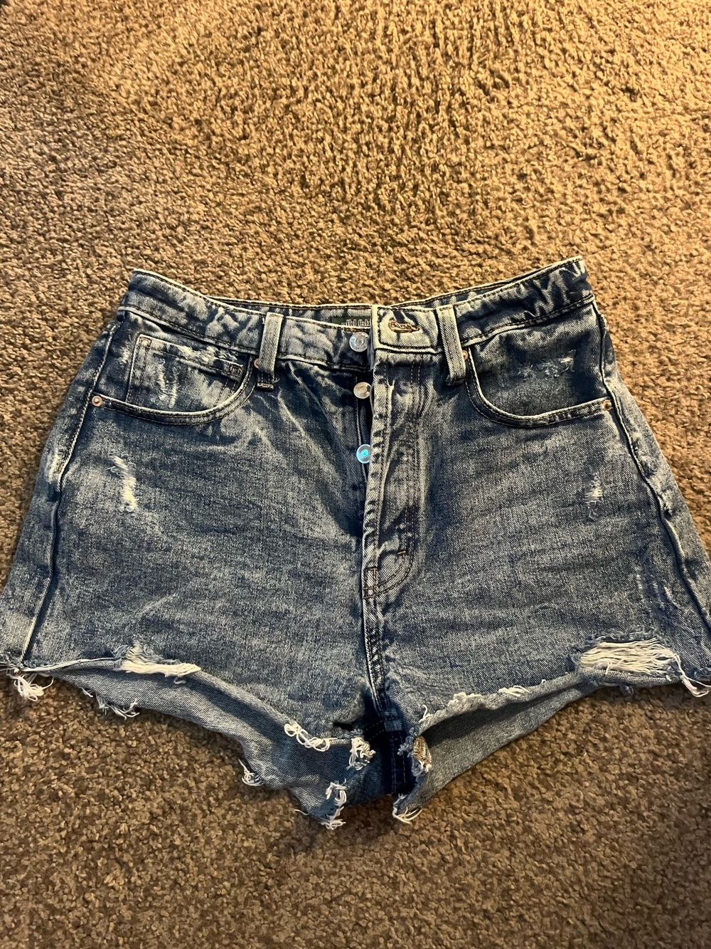 High Waisted Jean Shorts